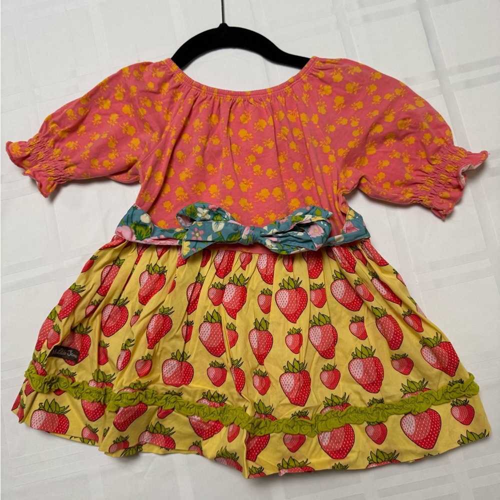 Matilda Jane Pink and Yellow Polka Dot Blouse - Picture 2 of 5